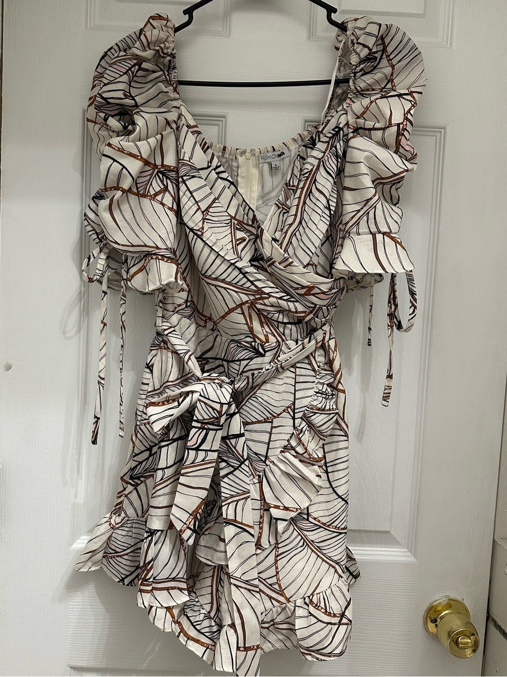 Fashion Nova Ruffled Romper